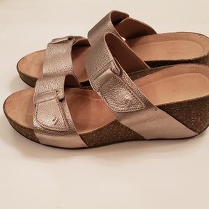 Clarks metallic slides